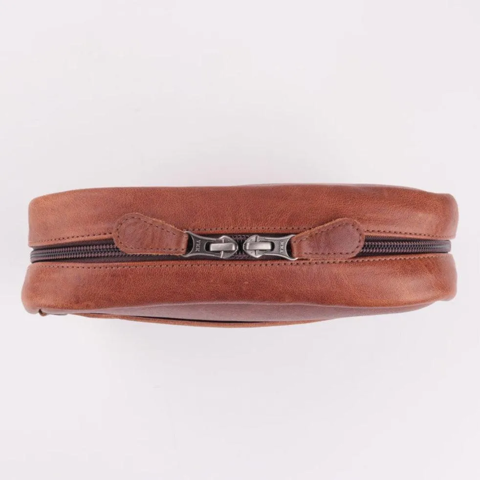 MK221028 - Custom Leather Tech Organizer [Men's Leather Accessory]