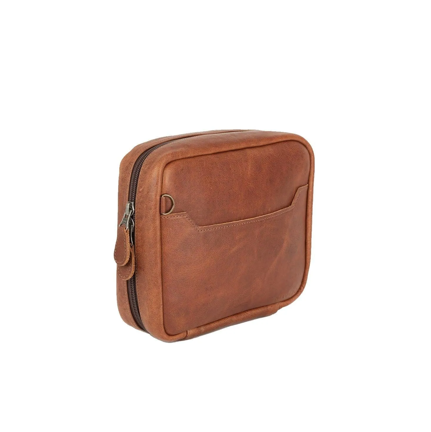 MK221028 - Custom Leather Tech Organizer [Men's Leather Accessory]