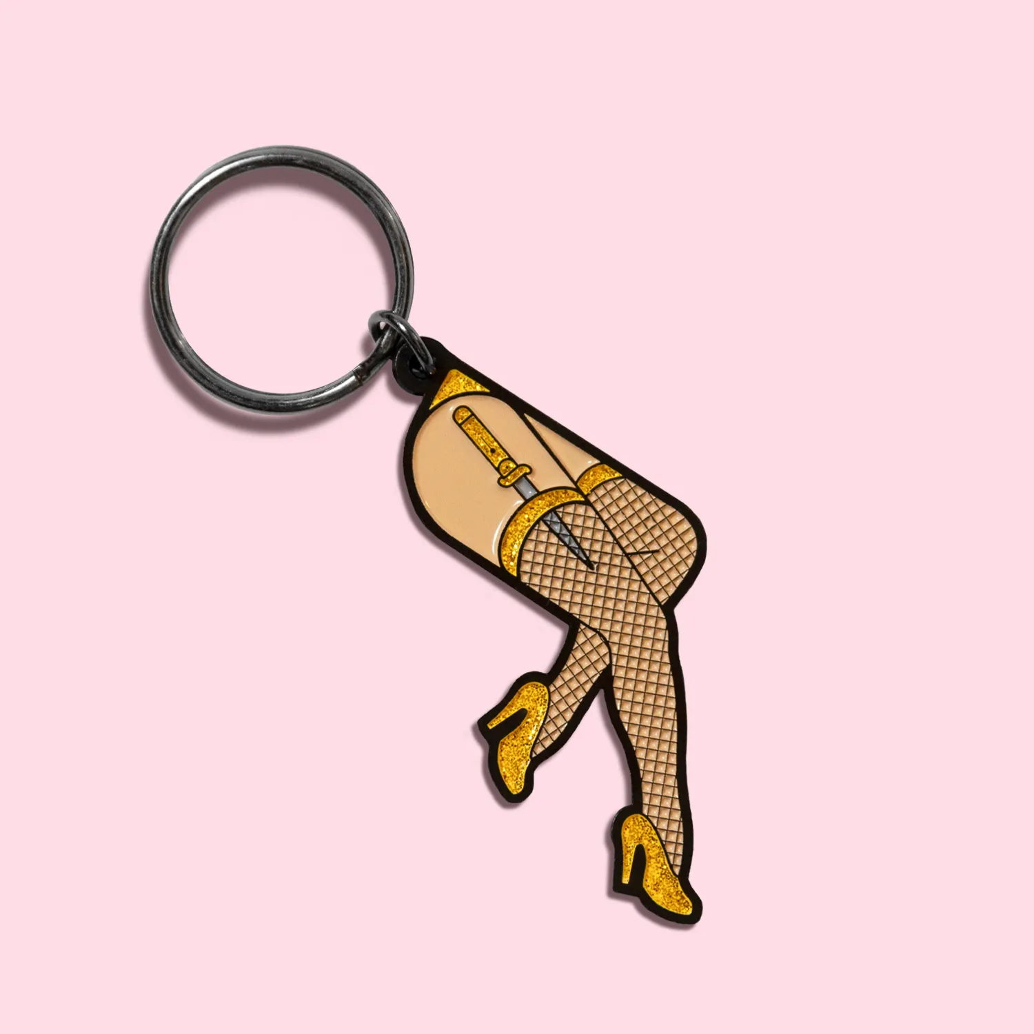 Mystery Color Girly Legs Keychain