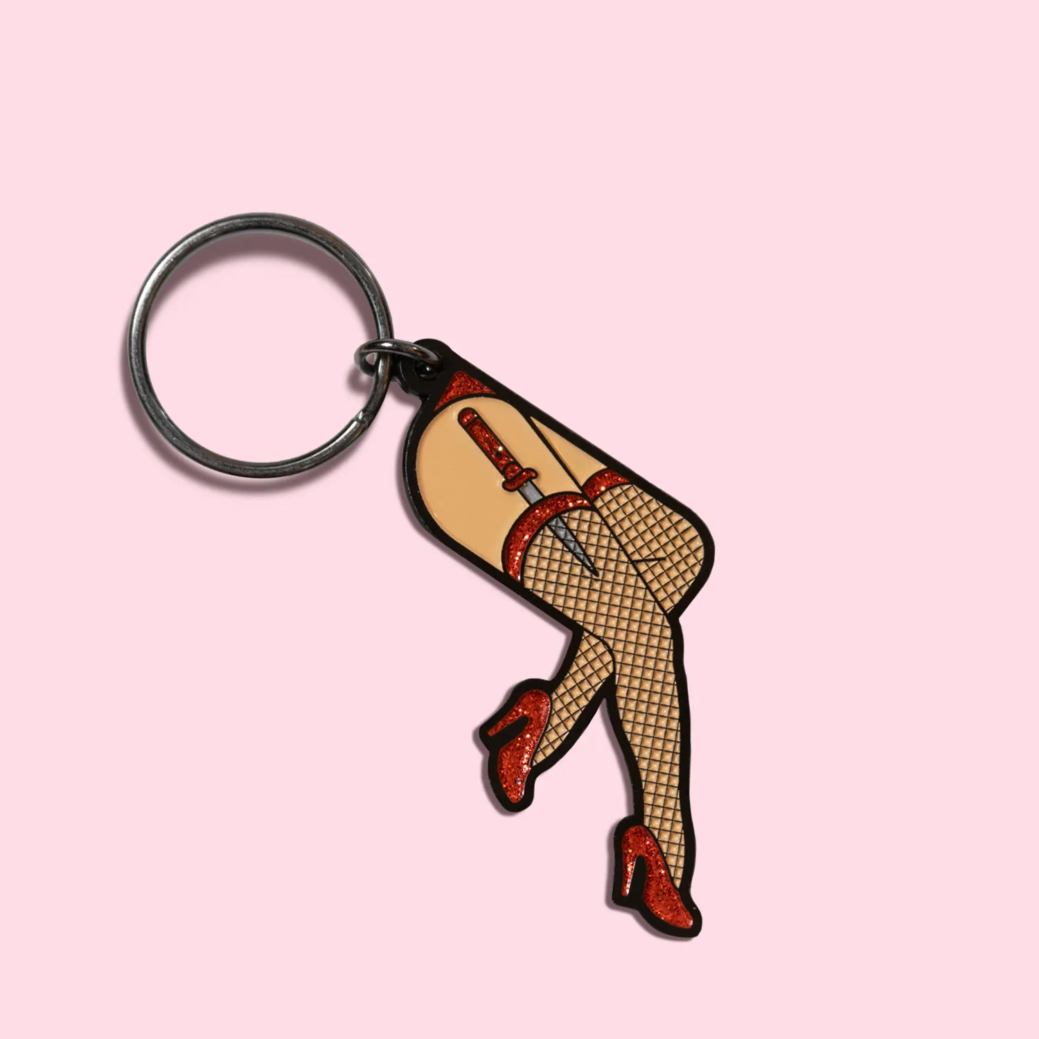 Mystery Color Girly Legs Keychain
