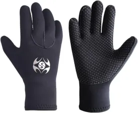 Neoprene Gloves Scuba Diving Gloves Wetsuit Dive Gloves for Men Women Kids, 3MM 5MM Flexible Anti Slip Thermal Five Finger Surfing Glove for Spearfishing Paddling Kayaking Swimming