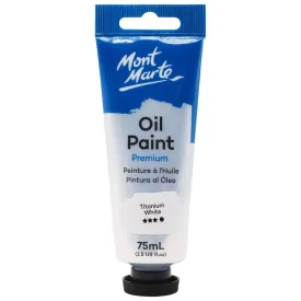 Oil Paint Premium 75ml (2.5 US fl.oz) Tube  - Titanium White