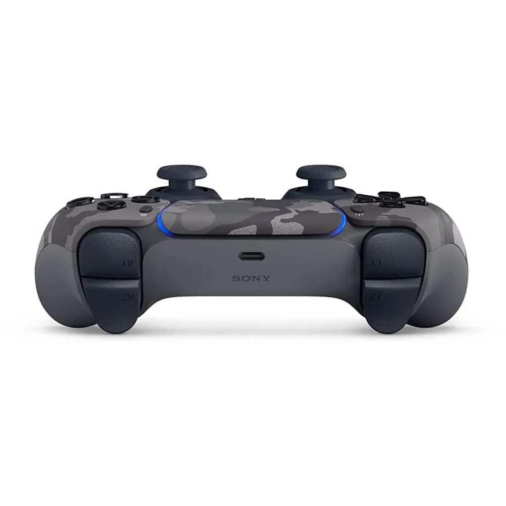 PlayStation Sony 5 DualSense Wireless Controller - Gray Camouflage (Renewed)