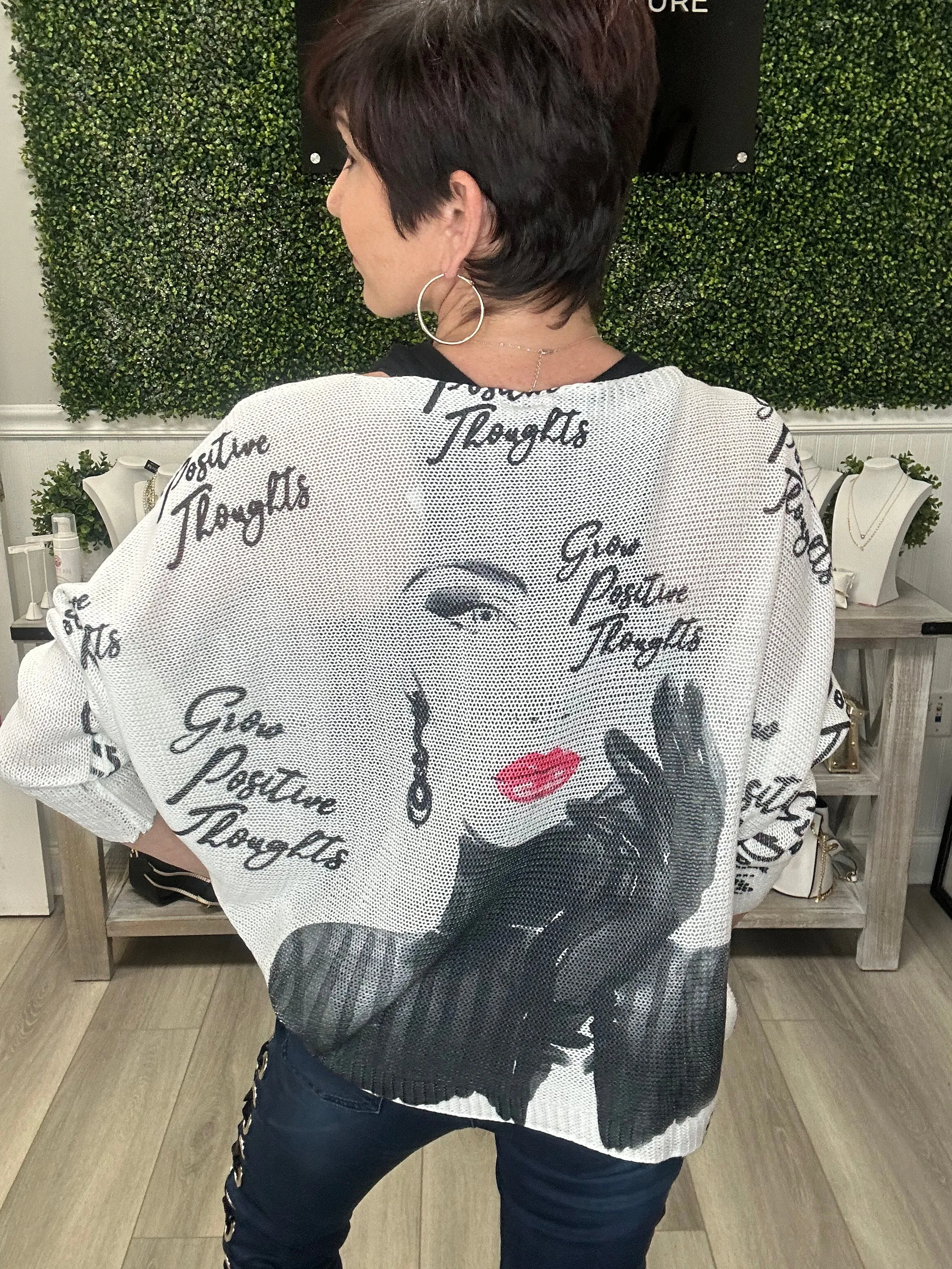 Positive Thoughts Sweater