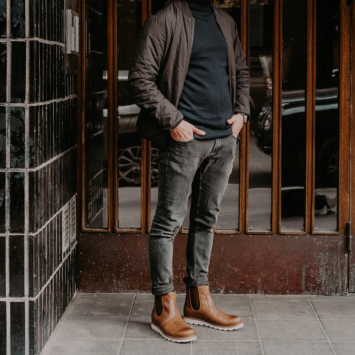 RAJA Men's GORE-TEX® eco-friendly Chelsea boots