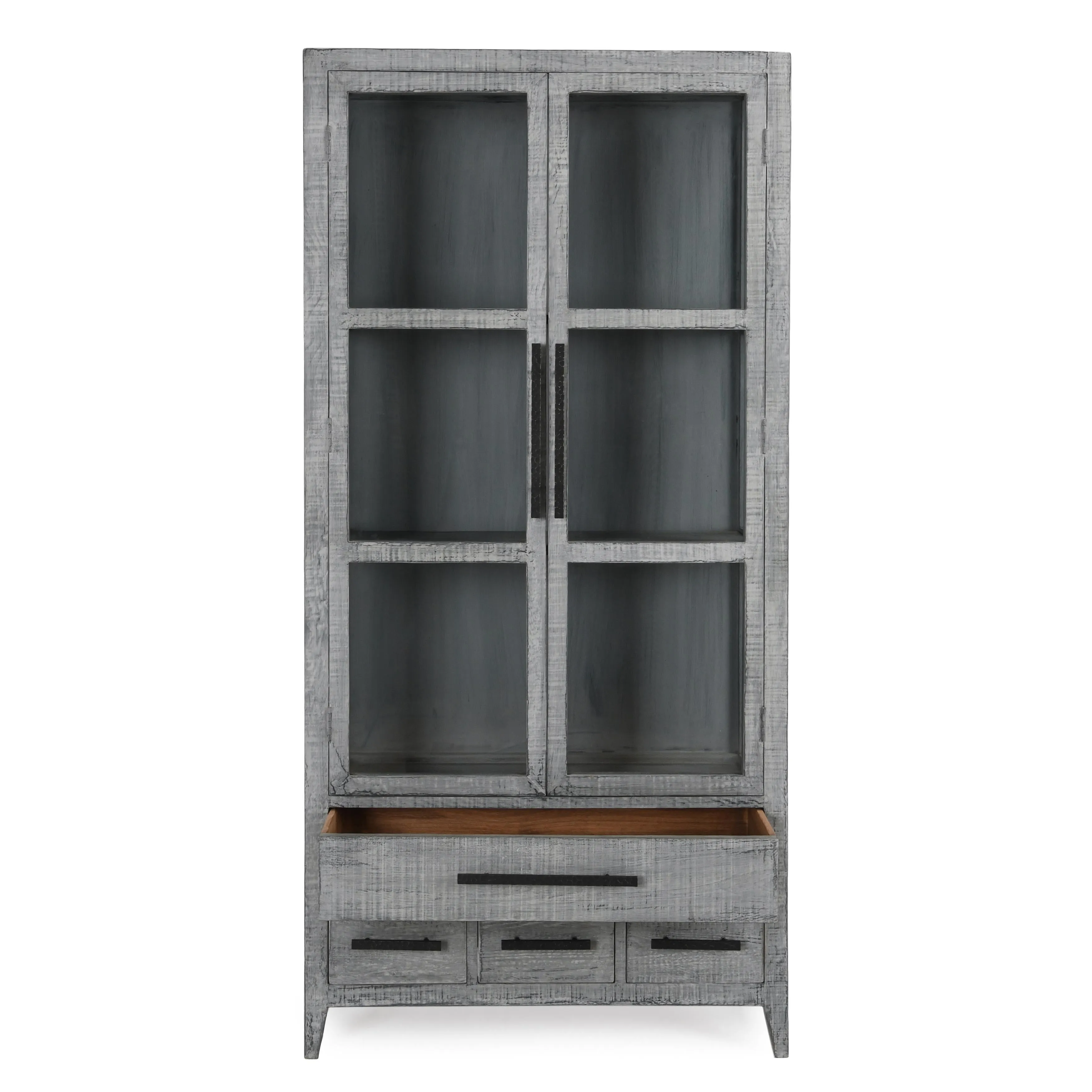 Simon Antique Blue 87" Cabinet