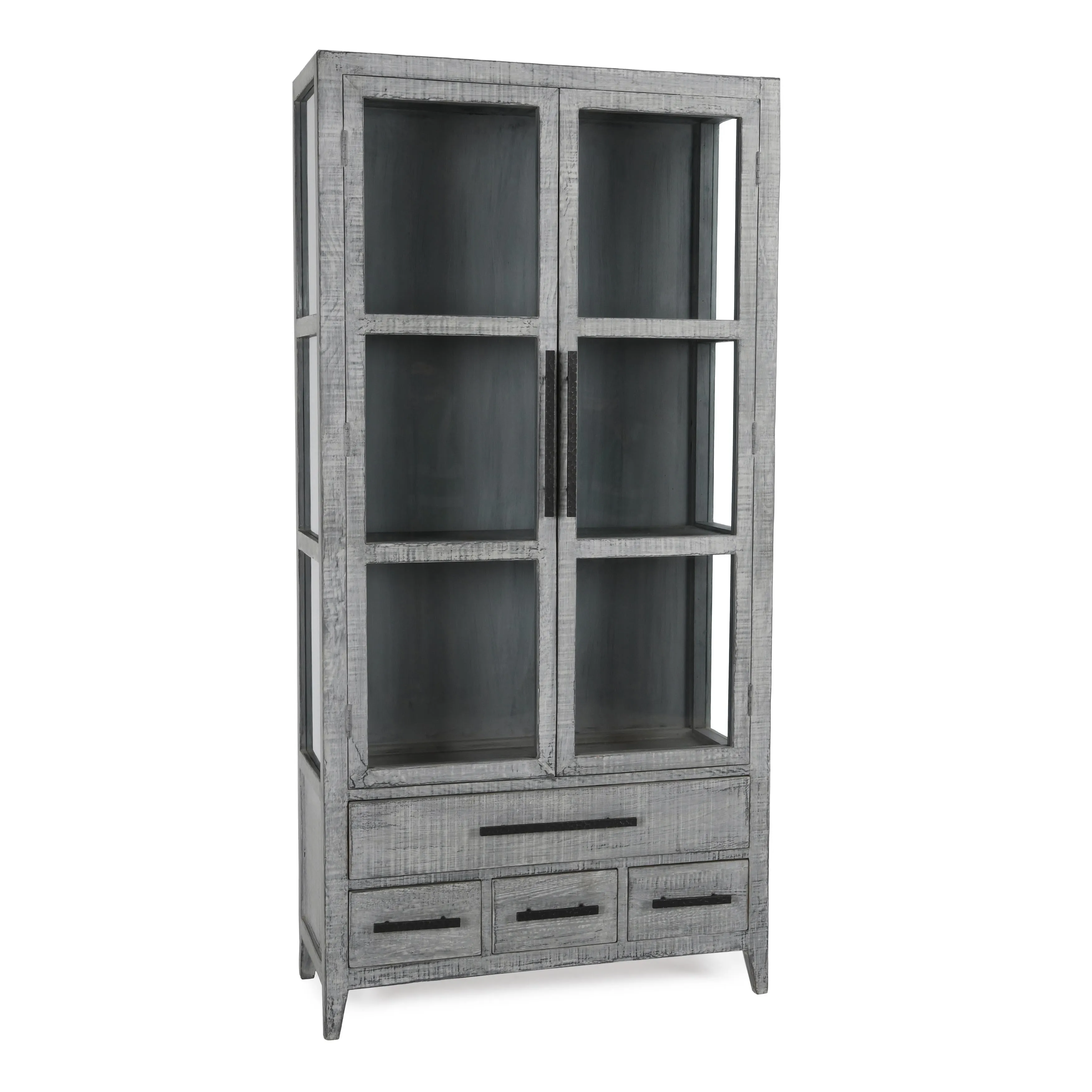 Simon Antique Blue 87" Cabinet
