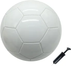 Soccer Ball Size 3 4 5 Pure White DIY Kids Boy Gift Painting Together with Parents Grandparents or Kindergarten Teacher