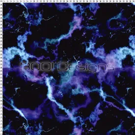Spandex Marble Lightning Purple