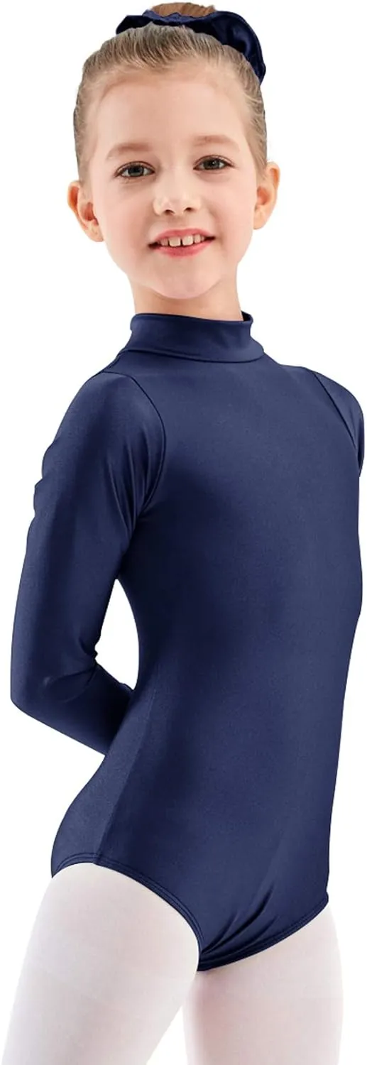 speerise Updated Toddler Girls Long Sleeve Ballet Dance Leotard for Kids and Teens
