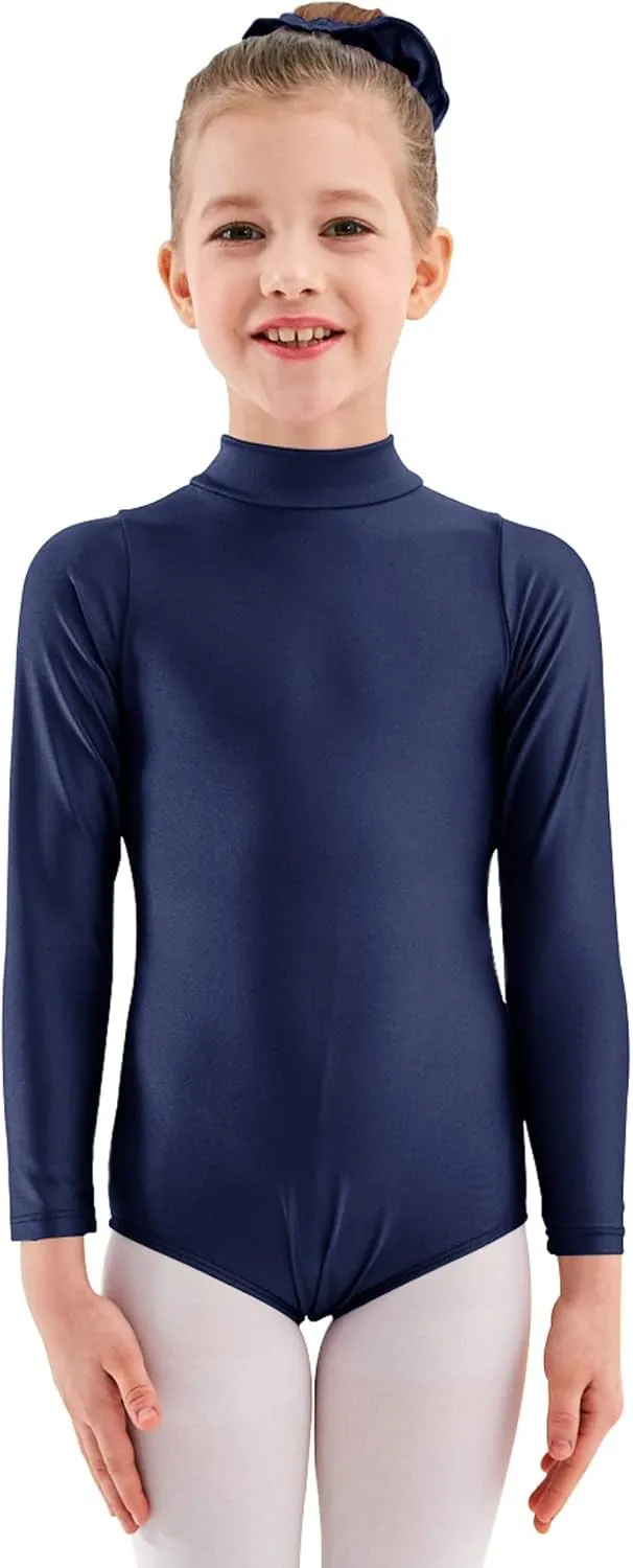speerise Updated Toddler Girls Long Sleeve Ballet Dance Leotard for Kids and Teens