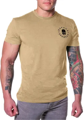 T-Shirt for Men - American Warrior Helmet Athletic Tee