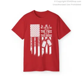 T-Shirt, Unisex: Red Friday Land of the Free