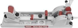 Tipton Best Gun Vise with Secure Adjustable Cradle, Storage Compartments for Cleaning, Gunsmithing and Firearm Maintenance, Red/Grey