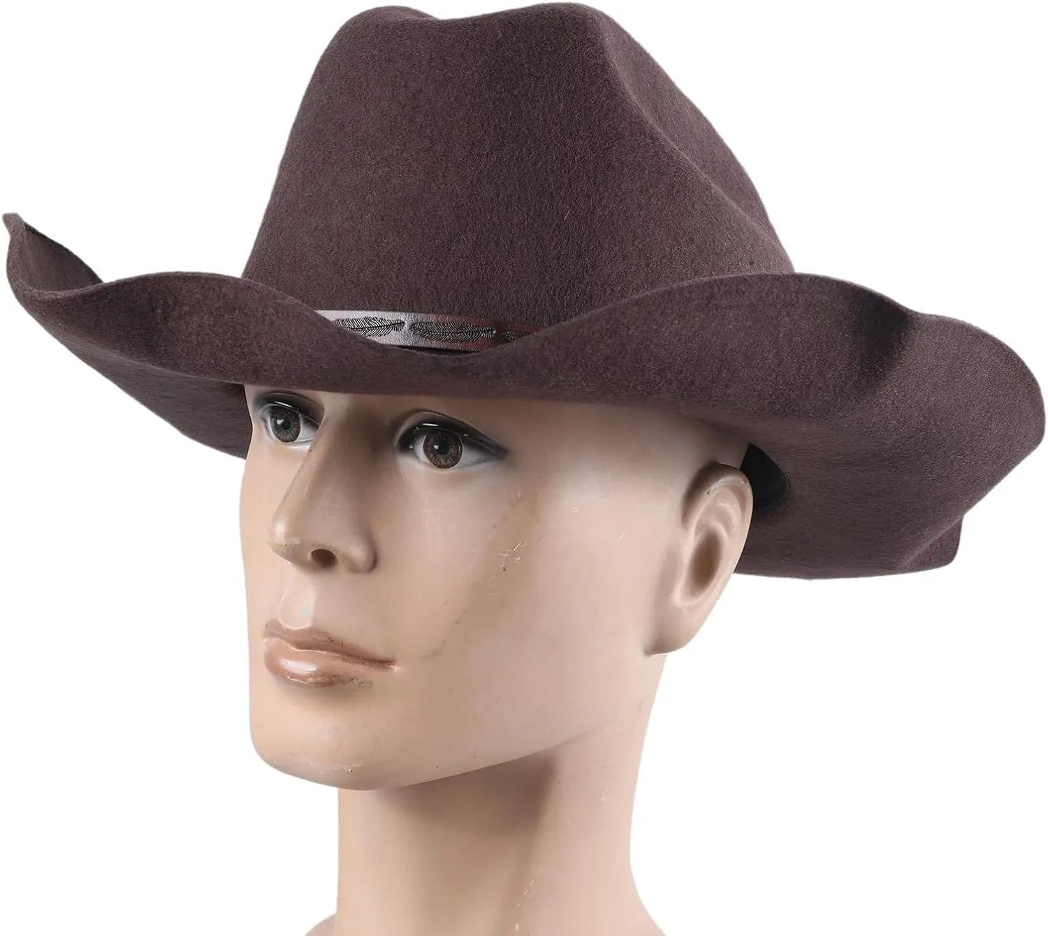 Travel Vacation Hat Outdoor Sun Hat Durability Felted Hat Elegant Matures Hat for Outdoor Activity and Travel