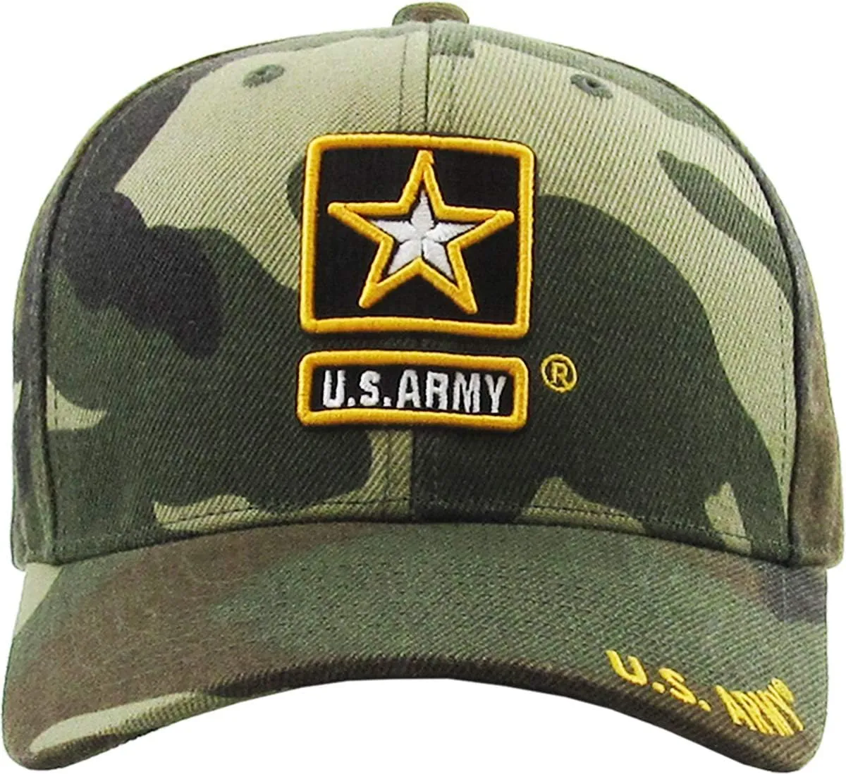 US Army Official Licensed Premium Quality Only Vintage Distressed Hat Veteran Military Star Baseball Cap