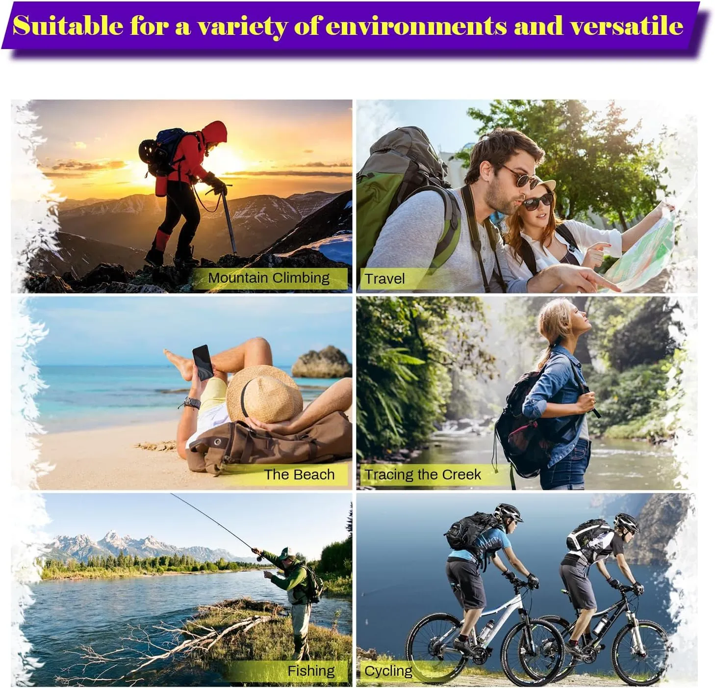 Waterproof Backpack Rain Cover with Reflective Strip for Mountaineering, Traveling, Cycling, Camping and Outdoor