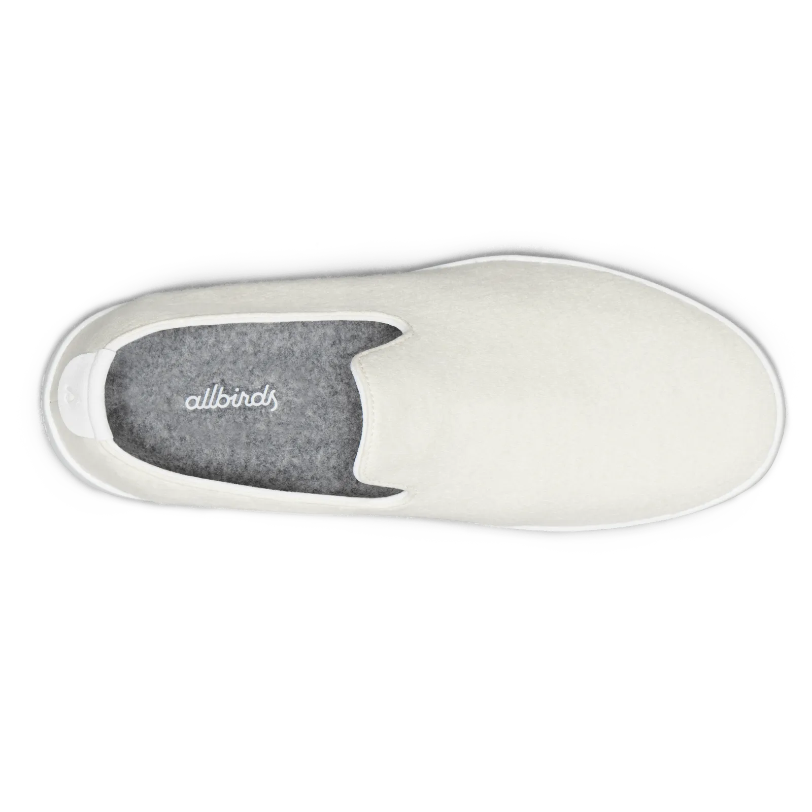 Women's Wool Loungers - Natural White (White Sole)