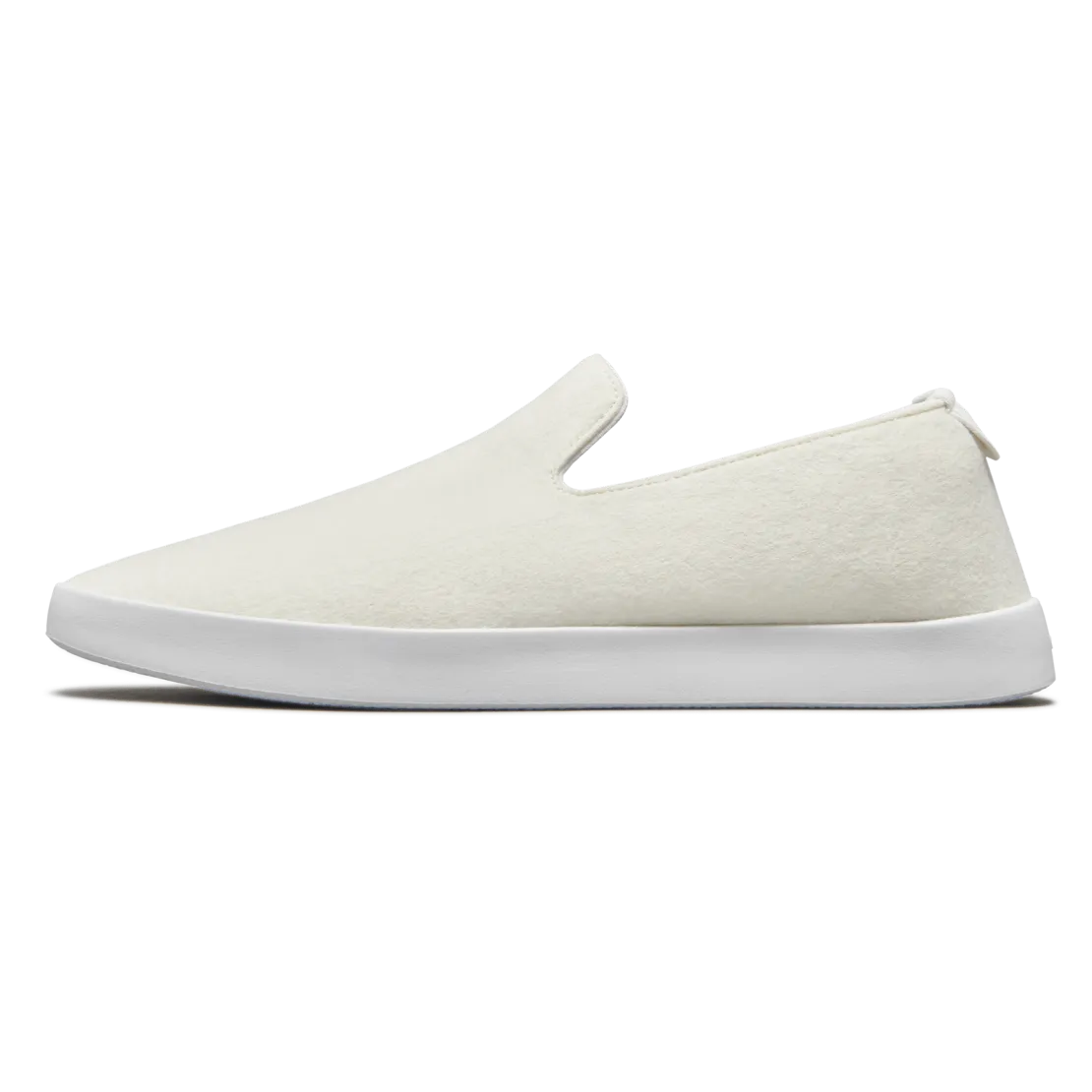 Women's Wool Loungers - Natural White (White Sole)