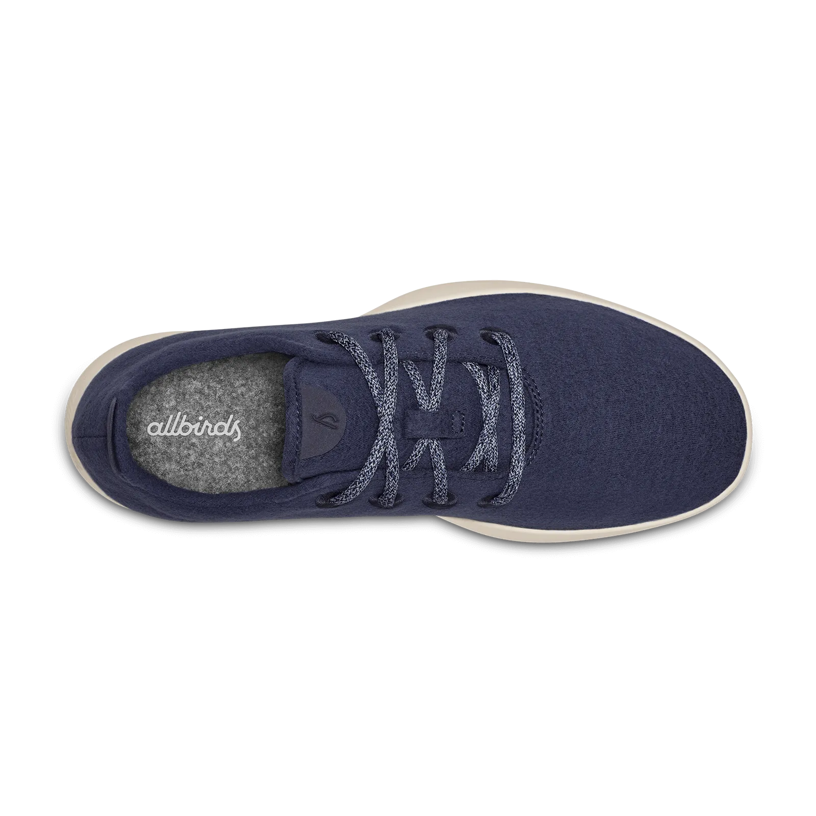 Women's Wool Runners - Tuke Midnight (Cream Sole)