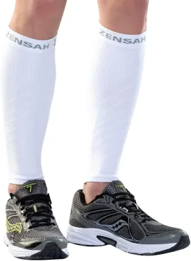 Zensah Running Leg Compression Sleeves - Shin Splint, Calf Compression Sleeve Men and Women